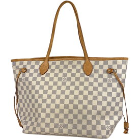 6％OFF ルイ・ヴィトン Louis Vuitton ネヴァーフル MM ショルダーバッグ トートバッグ ダミエアズール ブロン(ホワイト) N51107 レディース 【中古】 msp29