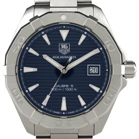 【ラッピング可】 タグホイヤー TAG HEUER アクアレーサー WAY2112 腕時計 SS 自動巻き ブルー メンズ 【中古】