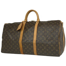 7％OFF ルイ・ヴィトン Louis Vuitton キーポル バンドリエール 55 旅行 出張 ボストンバッグ モノグラム ブラウン M41414 レディース 【中古】 msp29