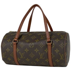 ルイ・ヴィトン Louis Vuitton パピヨン 26 筒型 旧旧型 ハンドバッグ モノグラム ブラウン M51366 レディース 【中古】