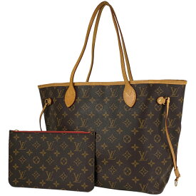 ルイ・ヴィトン Louis Vuitton ネヴァーフル MM ショルダーバッグ トートバッグ モノグラム ブラウン スリーズ(レッド) M41177 レディース 【中古】