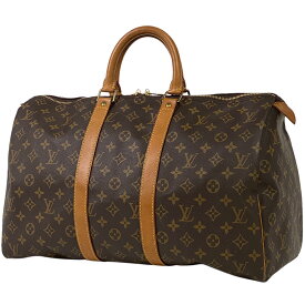 15％OFF ルイ・ヴィトン Louis Vuitton キーポル 45 ハンドバッグ 旅行 出張 ビジネス ボストンバッグ モノグラム ブラウン M41428 レディース 【中古】 msp29