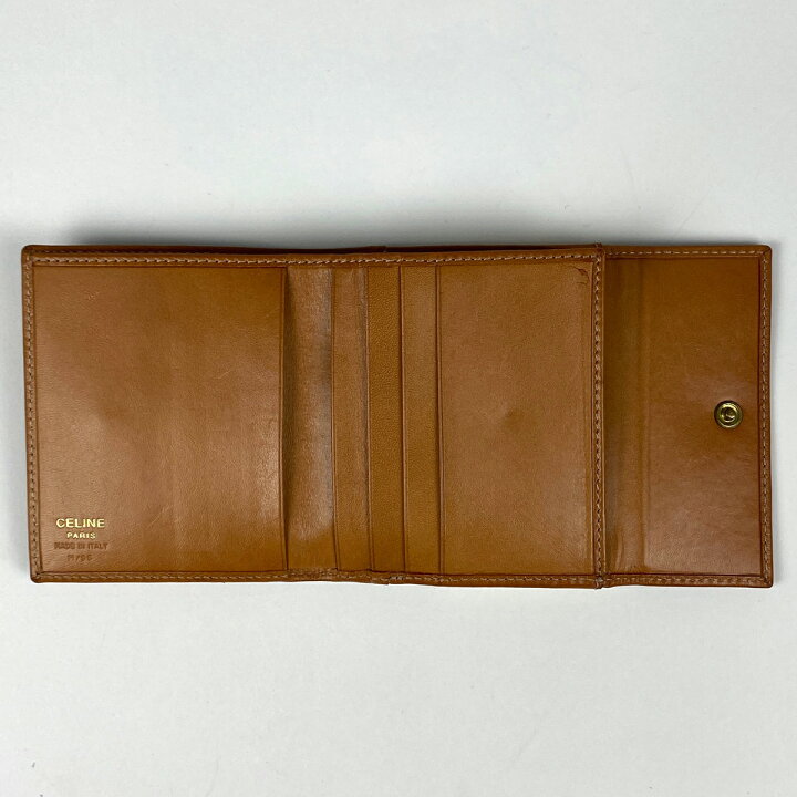 楽天市場】【ラッピング可】セリーヌ CELINE マカダム柄 三つ折り 財布  