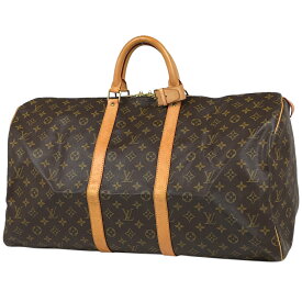 11％OFF ルイ・ヴィトン Louis Vuitton キーポル 55 ハンドバッグ 旅行 出張 ビジネス ボストンバッグ モノグラム ブラウン M41424 レディース 【中古】 msp29