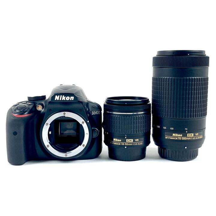 楽天市場】ニコン Nikon D3400 ダブルズームキット ブラック デジタル 