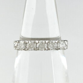 【ラッピング可】クリスチャンディオール Christian Dior メレダイヤ デザインリング プラチナ 指輪 リング 11.5号 Pt900 ダイヤモンド レディース 【中古】