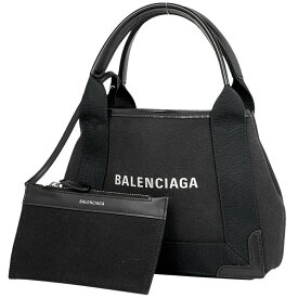 14％OFF バレンシアガ BALENCIAGA ネイビーカバス XS 手提げ 2WAY 斜め掛け ハンドバッグ キャンバス ブラック レディース 【中古】 msp29