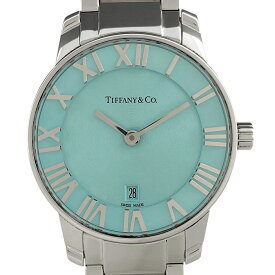 9％OFF 【ラッピング可】 ティファニー TIFFANY&Co. アトラス デイト 63452807 腕時計 SS クォーツ レディース 【中古】 msp29