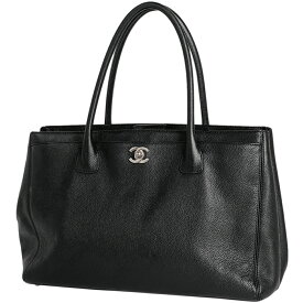 シャネル CHANEL エグゼクティブライン トートバッグ ココマーク トートバッグ レザー ブラック A15206 レディース 【中古】