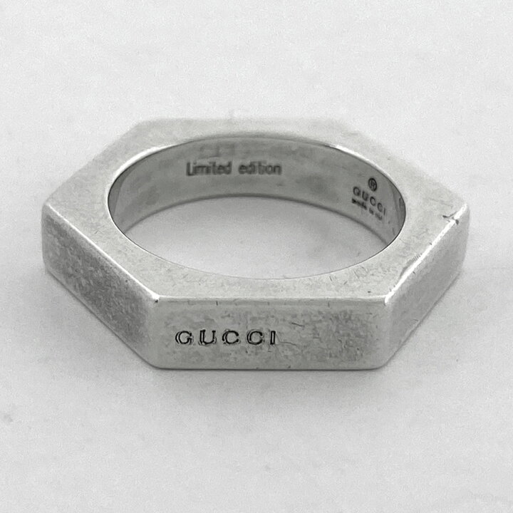 楽天市場】【ラッピング可】グッチ GUCCI ヘキサゴン リング ロゴ 
