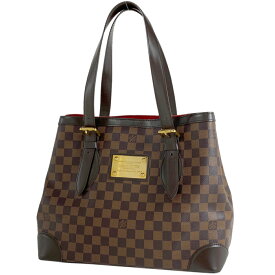 5％OFF ルイ・ヴィトン Louis Vuitton ハムステッド MM ショルダーバッグ トートバッグ ダミエ ブラウン N51204 レディース 【中古】 msp29