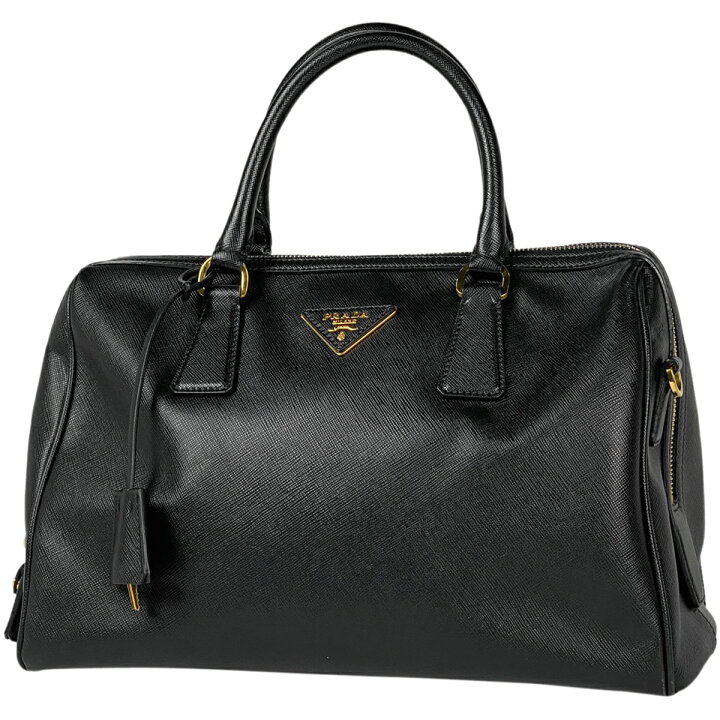 楽天市場】プラダ PRADA ロゴプレート ハンドバッグ 2WAY ショルダー 