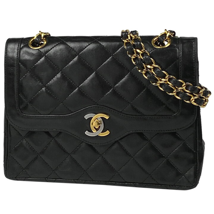 楽天市場】シャネル CHANEL パリ限定 マトラッセ Wフラップ チェーン  