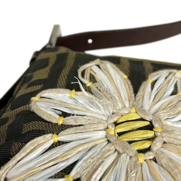 楽天市場】フェンディ FENDI ズッカ柄 マンマバケット 花柄 刺繍  
