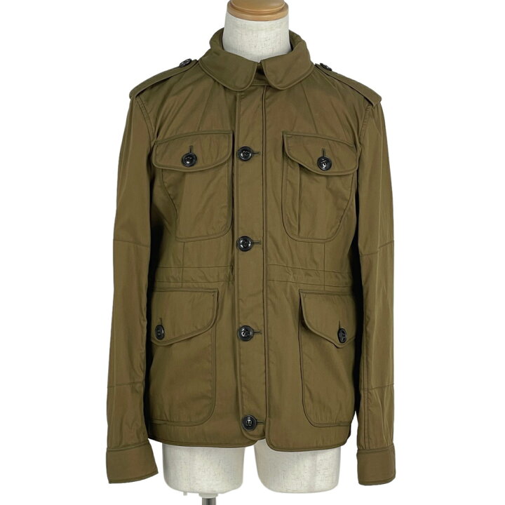 楽天市場】バーバリー BURBERRY ロゴボタン ミリタリージャケット 