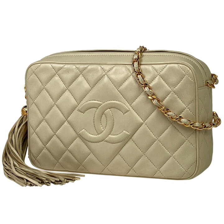 楽天市場】シャネル CHANEL ココマーク フリンジ チェーン ショルダー  