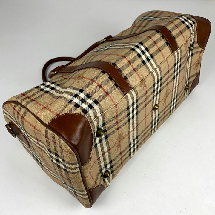 楽天市場】【ジャンク品】バーバリー BURBERRY チェック柄 ボストン 