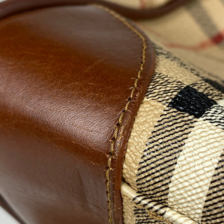 楽天市場】【ジャンク品】バーバリー BURBERRY チェック柄 ボストン 