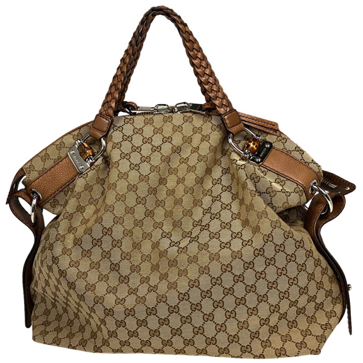 楽天市場】グッチ GUCCI GG柄 トートバッグ バンブー トートバッグ GG  
