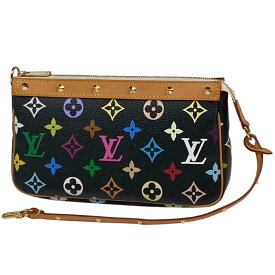 ルイ・ヴィトン Louis Vuitton ポシェット アクセソワール ハンドバッグ アクセサリーポーチ モノグラムマルチカラー ノワール(ブラック) M92648 レディース 【中古】