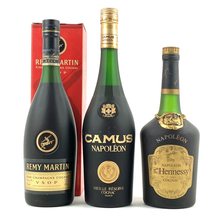 楽天市場】3本 レミーマルタン カミュ ヘネシー コニャック 700ml  