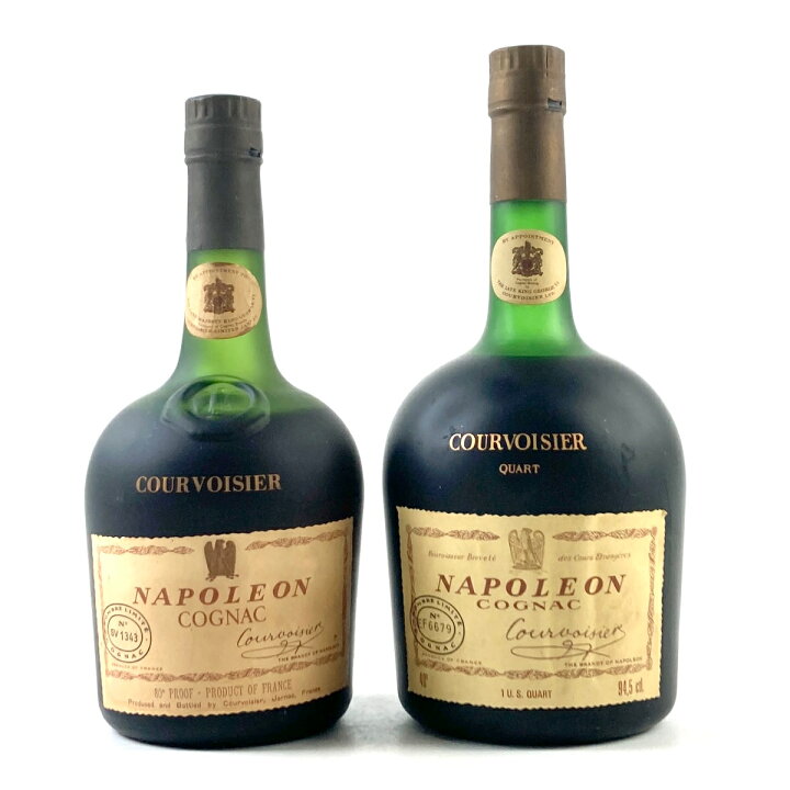 楽天市場】2本 クルボアジェ Courvoisier ナポレオン 旧ボトル 