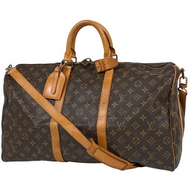 ルイ・ヴィトン Louis Vuitton キーポル バンドリエール 50 旅行 出張 ボストンバッグ モノグラム ブラウン M41416 レディース 【中古】