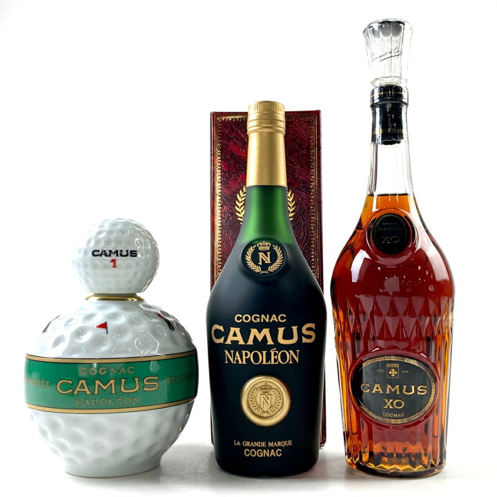 カミュ ブック CAMUS ナポレオン CAMUSXOコニャック3本セット未開栓（3  