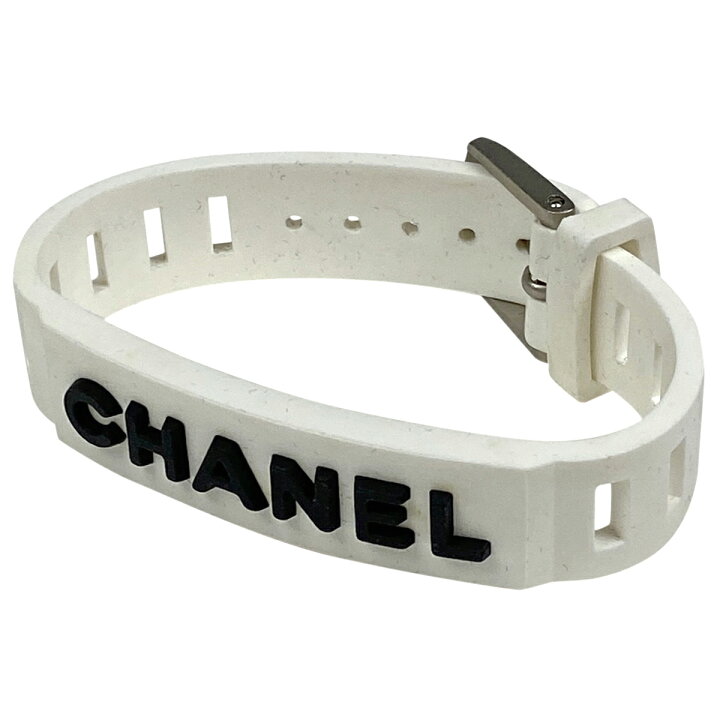 楽天市場】【ラッピング可】シャネル CHANEL ロゴ ラバー ブレスレット 