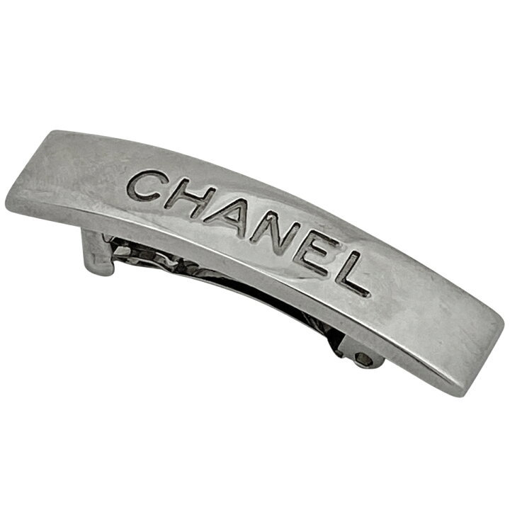 楽天市場】【ラッピング可】シャネル CHANEL ロゴ バレッタ 髪留め 髪 