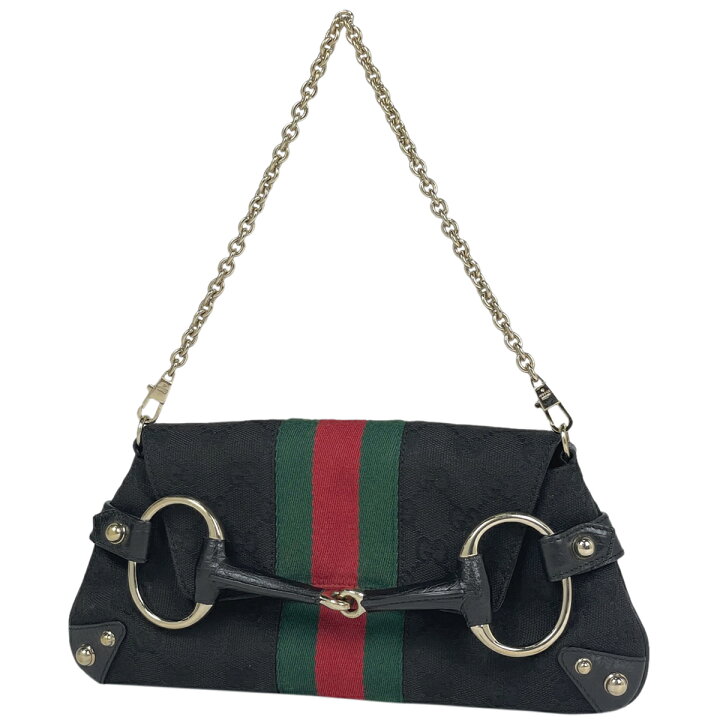 楽天市場】グッチ GUCCI ホースビット チェーン ハンドバッグ シェリー 
