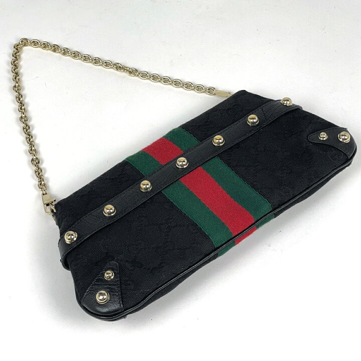 楽天市場】グッチ GUCCI ホースビット チェーン ハンドバッグ シェリー 