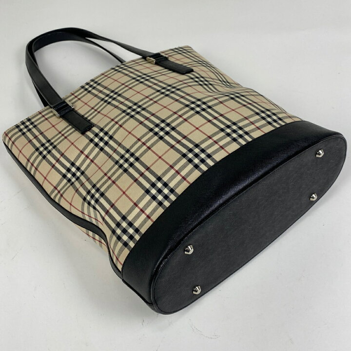 楽天市場】バーバリー BURBERRY チェック柄 トートバッグ ショルダー  