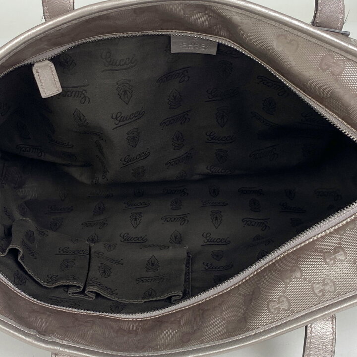楽天市場】グッチ GUCCI GGインプリメ トートバッグ GG柄 メタリック 