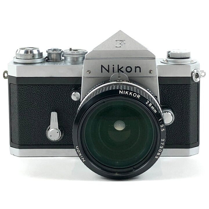 楽天市場】ニコン Nikon F アイレベル シルバー ボディ＋NIKKOR 28mm 