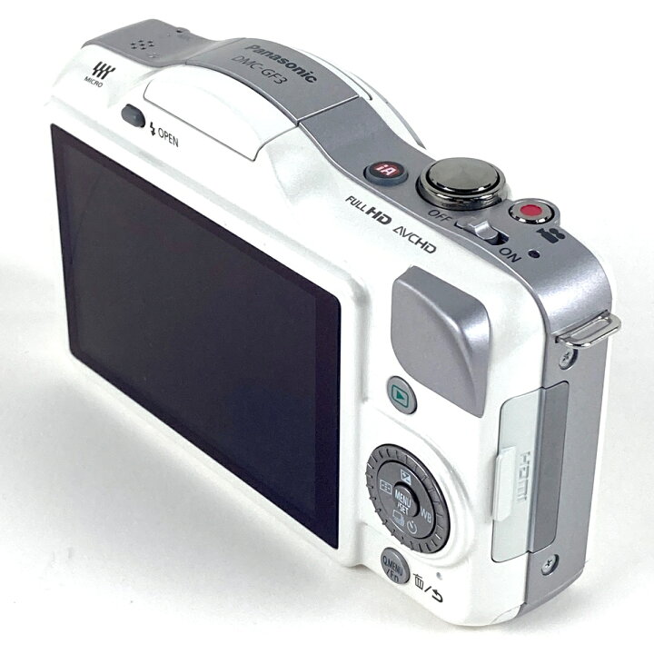 楽天市場】パナソニック Panasonic LUMIX DMC-GF3W ダブルレンズキット 