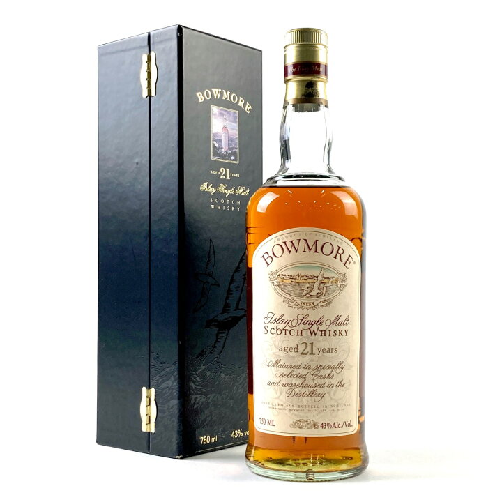 楽天市場】ボウモア BOWMORE 旧ボトル 21年 カモメラベル 750ml 