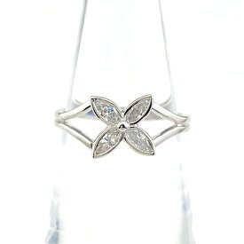 ティファニー TIFFANY&Co. ヴィクトリア リング プラチナ メレダイヤ 指輪 リング 9号 Pt950 ダイヤモンド レディース 【中古】 msp29