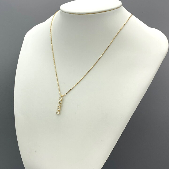 楽天市場】タサキ TASAKI メレダイヤ デザインネックレス YG イエロー 