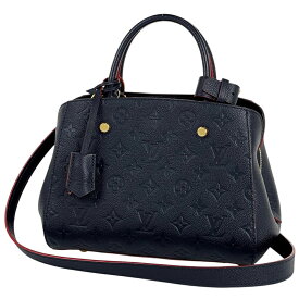 ルイ・ヴィトン Louis Vuitton モンテーニュ BB 2WAY ショルダーバッグ ハンドバッグ モノグラムアンプラント マリーヌルージュ M42747 レディース 【中古】