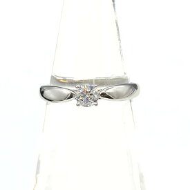 【在庫一掃】 ティファニー TIFFANY&Co. ハーモニー リング プラチナ 指輪 ダイヤモンド 1Pダイヤ リング 9号 Pt950 ダイヤモンド レディース 【中古】