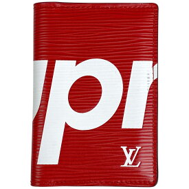 ルイ・ヴィトン Louis Vuitton オーガナイザー ドゥ ポッシュ シュプリーム Supreme コラボ カードケース エピ レッド M67714 メンズ 【中古】