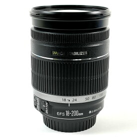 キヤノン Canon EF-S 18-200mm F3.5-5.6 IS 一眼カメラ用レンズ（オートフォーカス） 【中古】