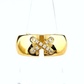 ショーメ Chaumet リアンドゥショーメ リング YG イエローゴールド 指輪 リング 14号 750 ダイヤモンド レディース 【中古】