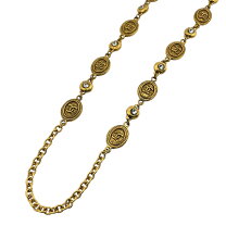 楽天市場】chanel ラインストーン ネックレス ゴールドの通販