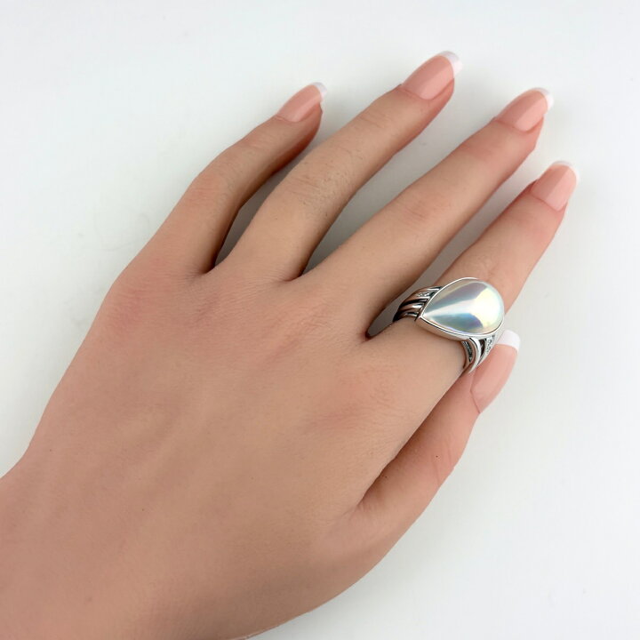 楽天市場】タサキ TASAKI パール デザインリング WG ホワイトゴールド 