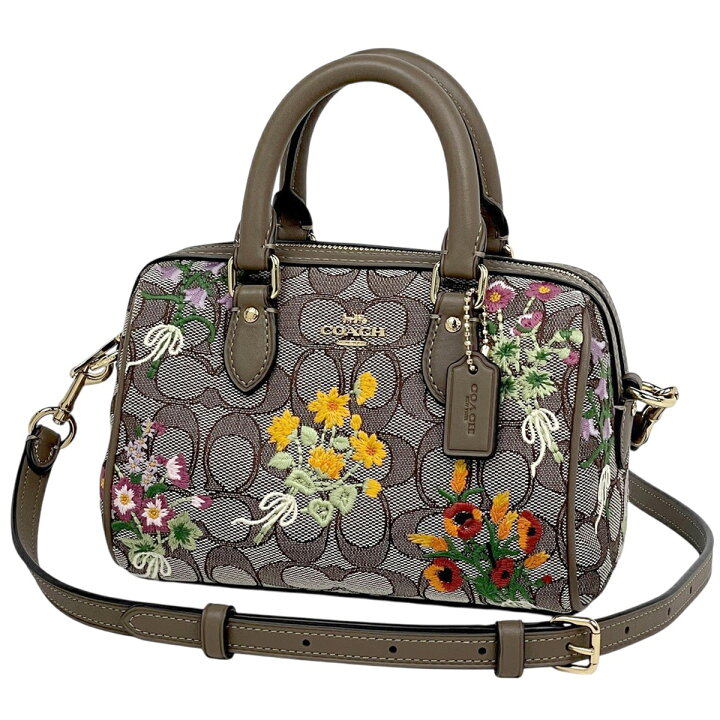 楽天市場】コーチ COACH シグネチャー ハンドバッグ 2WAY フラワー 