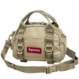 シュプリーム Supreme ハンドバッグ ミニ ダッフルバッグ メッシュ 2WAY キャンバス ベージュ レディース 【中古】