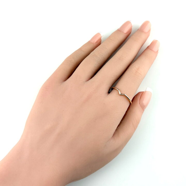 楽天市場】ティファニー TIFFANY&Co. Vバンド リング PG ピンク 