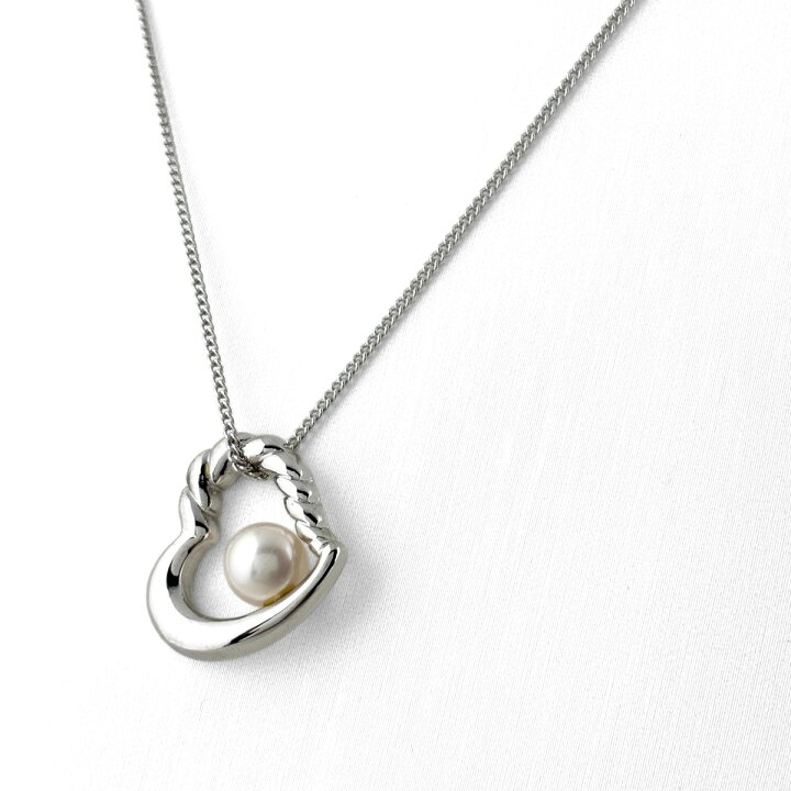 楽天市場】タサキ TASAKI パール シルバー ペンダント 真珠 ハート 